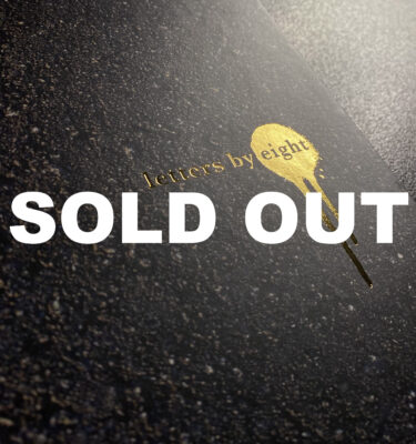 Pierfranceso Eigh - Macko Tattoo - letters - sold out